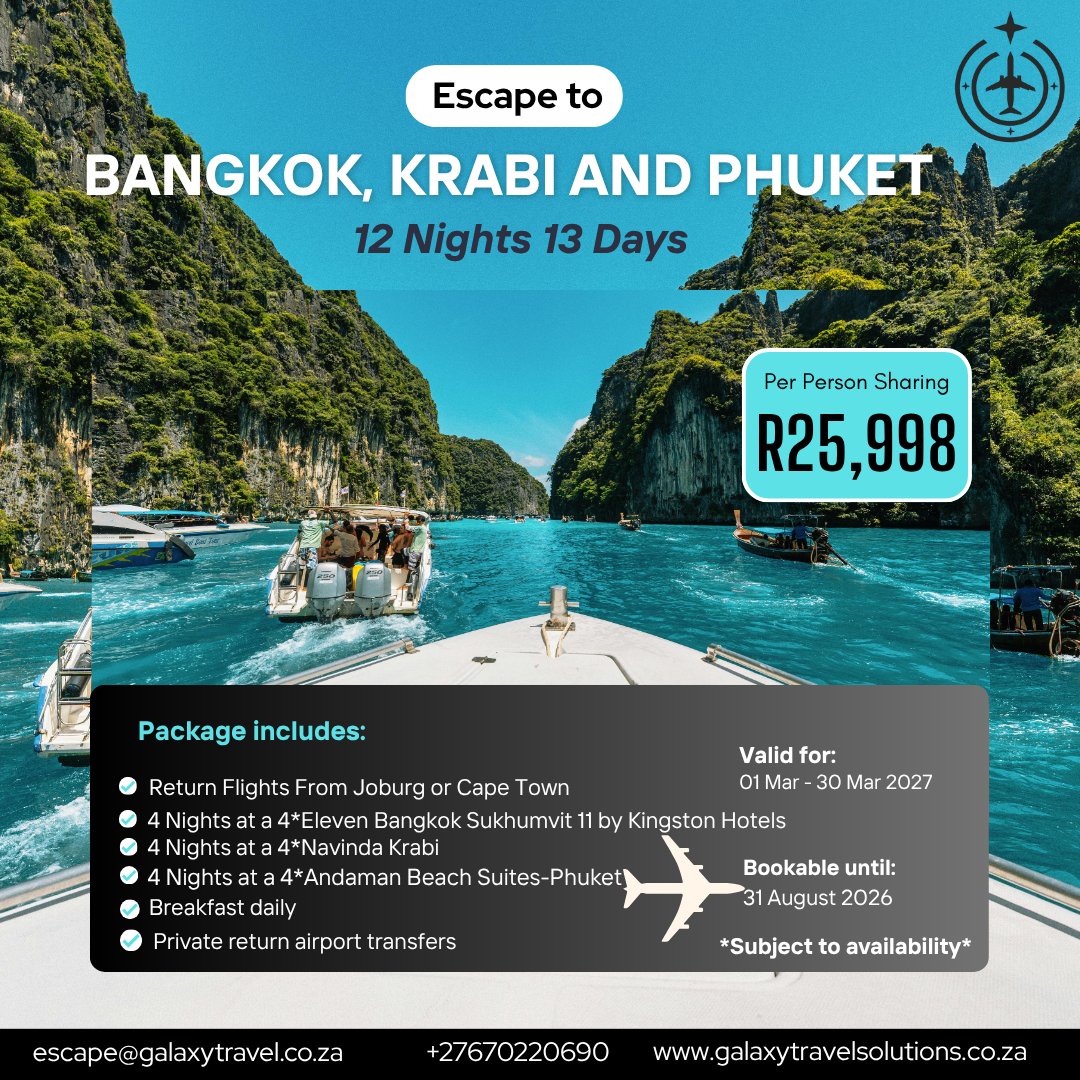 Bangkok, Krabi & Phuket travel special