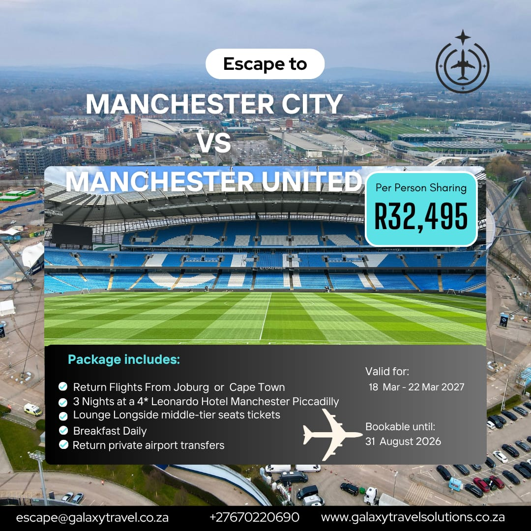 Man City vs Man United travel special